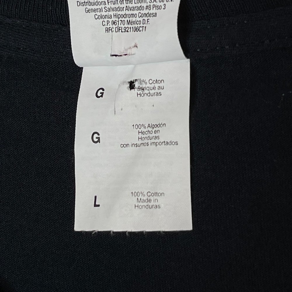 Halloween T-shirt Mean Green Pumpkin Face Scary Road Haunted House Bats Size L - Picture 6 of 6